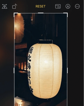 蓬莱镇苹果手机维修店分享iOS17中一键式裁剪功能使用方法